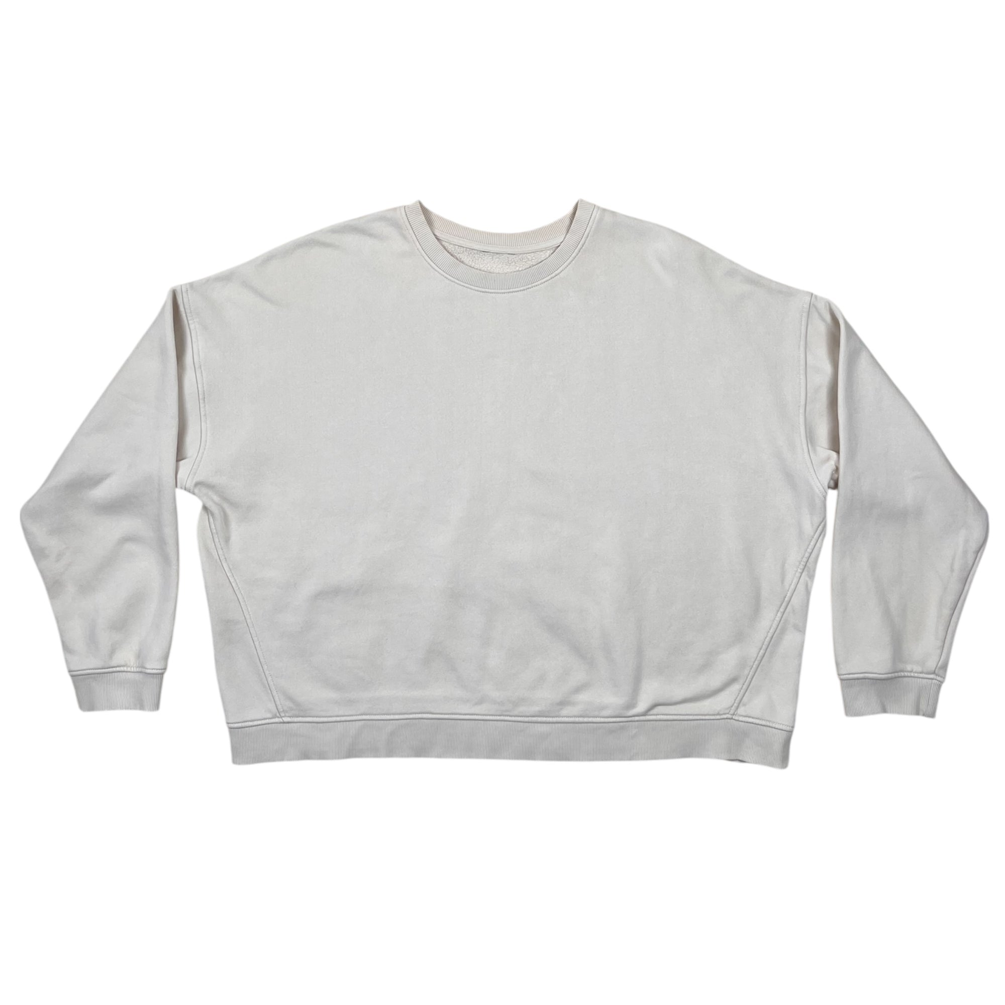 Sweatshirt Light Beige Women Size XXL