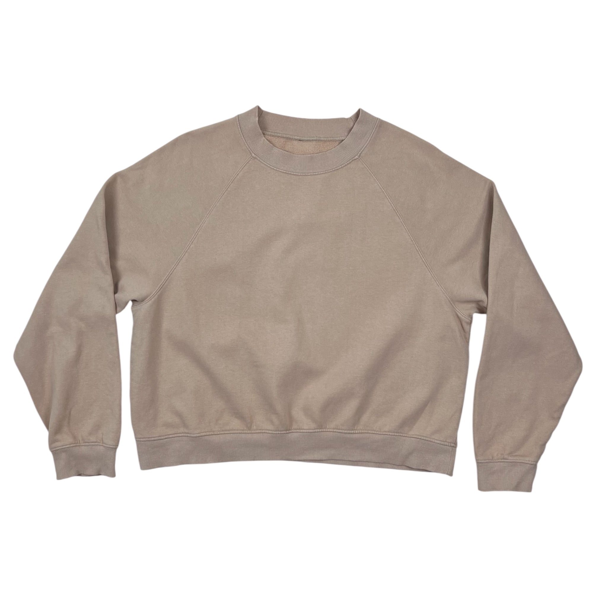 Sweatshirt Beige Women Size L